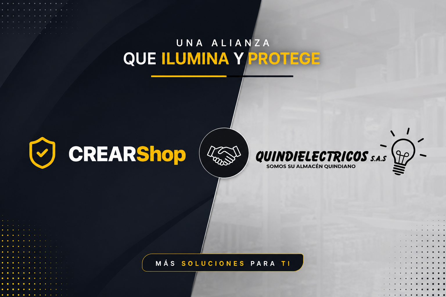 Alianza entre CREAR Shop y Quindielectricos S.A.S
