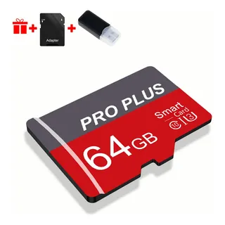 Memoria MicroSD 64GB Alta Velocidad — Clase 10 U3
