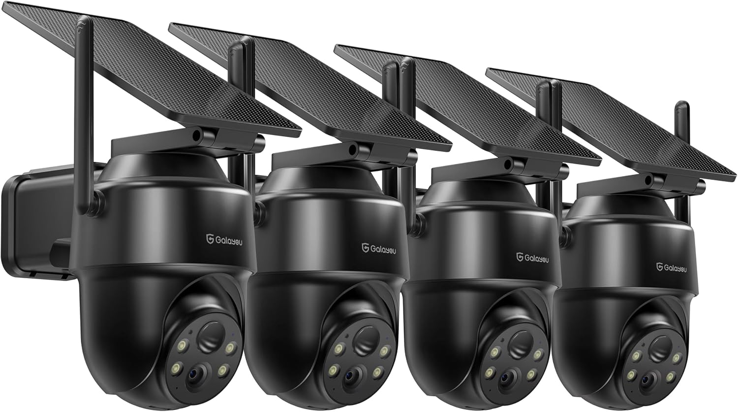 GALAYOU R1 — Kit x4 Cámaras de Seguridad Inalámbricas para Exterior