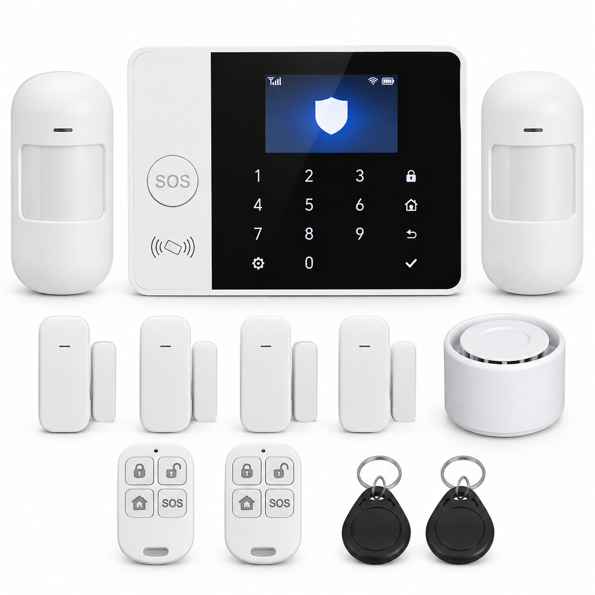 PGST — Sistema de Alarma 4G Kit B Ampliado con App Tuya Smart Life